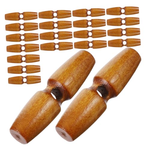 GARIOUANS 50 Stück Vintage-holzknöpfe für Mäntel und Strickjacken Olivenhorn-nähknöpfe mit Dekorative Knöpfe zum Annähen Klassische Kleiderverschlüsse für Damen und Herren von GARIOUANS
