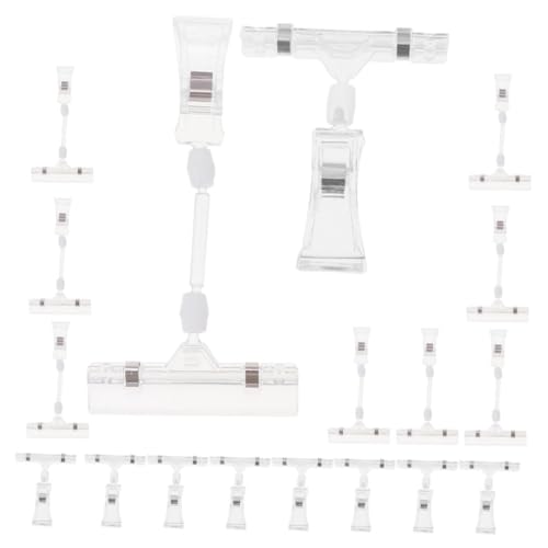 GARIOUANS 50 Stück Werbeclip Supermarkt-Preisclip Transparente Preisschild-Clips klare Etikettenhalter Preisschilder-Clips Preisschildhalter drehbare Schilderclips drehbare Warenclips Abs GARIOUANS 50 Stück Werbeclip Supermarkt-Preisclip Transparente Preisschild-Clips klare Etikettenhalter Preisschilder-Clips Preisschildhalter drehbare Schilderclips drehbare Warenclips Abs von GARIOUANS