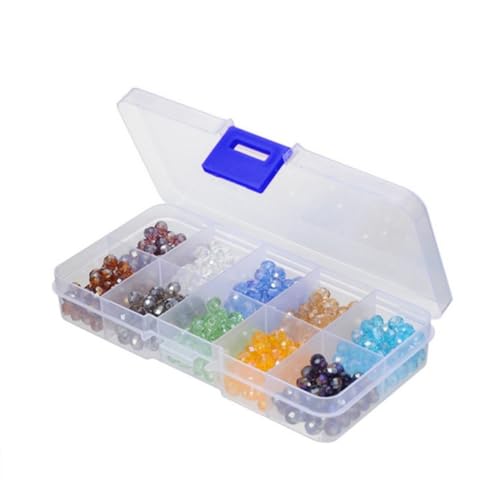 GARIOUANS 500 Stück Facettierte Glasperlen Farben Kristall Briolette Perlen mit Aufbewahrungsbox für Schmuckherstellung DIY Armbänder Halsketten Ohrringe GARIOUANS 500 Stück Facettierte Glasperlen Farben Kristall Briolette Perlen mit Aufbewahrungsbox für Schmuckherstellung DIY Armbänder Halsketten Ohrringe von GARIOUANS