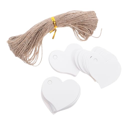 GARIOUANS 500 Stück Herz Geschenkanhänger aus Kraftpapier mit Schnur Blanko Herzanhänger für Hochzeit Geburtstagsfeier Robustes Kraftpapier Preisschild DIY Anhänger Vielseitig für Party GARIOUANS 500 Stück Herz Geschenkanhänger aus Kraftpapier mit Schnur Blanko Herzanhänger für Hochzeit Geburtstagsfeier Robustes Kraftpapier Preisschild DIY Anhänger Vielseitig für Party von GARIOUANS
