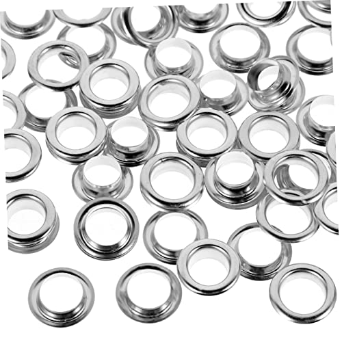 GARIOUANS 50Sätze Grommet Kit Doppelseitige Ösen für Kleidung und Schuhe Innendurchmesser Silberfarben für Nähprojekte und DIY Handwerke von GARIOUANS