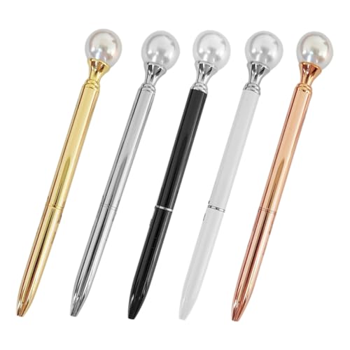 GARIOUANS 5Stücke Ergonomische Kugelschreiber aus Metall Elegante Schreibaccessoires für Damen für Büro Studium und Kreatives Zeichnen Rutschfester Griff Hochwertige GARIOUANS 5Stücke Ergonomische Kugelschreiber aus Metall Elegante Schreibaccessoires für Damen für Büro Studium und Kreatives Zeichnen Rutschfester Griff Hochwertige von GARIOUANS