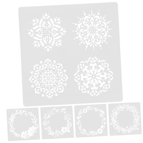 GARIOUANS 5Stücke Wiederverwendbare Malschablonen Flexiblem Pet Material Zeichenschablonen für Malerei und Handwerk für Scrapbooking und DIY Projekte GARIOUANS 5Stücke Wiederverwendbare Malschablonen Flexiblem Pet Material Zeichenschablonen für Malerei und Handwerk für Scrapbooking und DIY Projekte von GARIOUANS