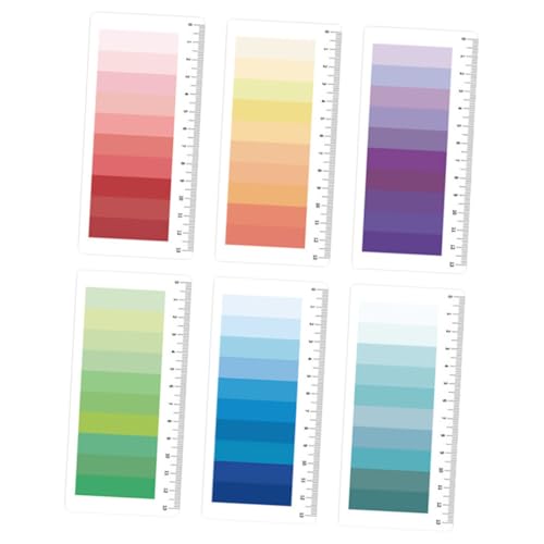 GARIOUANS 6 Sätze Farbverlauf Haftmarker Klebepunkte Dünne Lesezeichen Tabs Für Bücher Büro Schule Haushalt Mehrzweck Index Tabs GARIOUANS 6 Sätze Farbverlauf Haftmarker Klebepunkte Dünne Lesezeichen Tabs Für Bücher Büro Schule Haushalt Mehrzweck Index Tabs von GARIOUANS