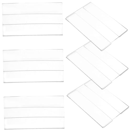 GARIOUANS 6 Stück Acryl Preisschildhalter Stabil Rutschfest für Supermarktregale Obst Gemüse Etikettenbeschriftung Professioneller Schilderständer für Einzelhandel GARIOUANS 6 Stück Acryl Preisschildhalter Stabil Rutschfest für Supermarktregale Obst Gemüse Etikettenbeschriftung Professioneller Schilderständer für Einzelhandel von GARIOUANS