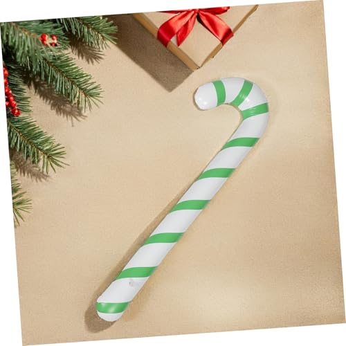 GARIOUANS 6 Stück Aufblasbare Candy Cane Party Deko mit Bunten Weihnachtszuckerstangen Interaktive Luftballons für Indoor und Outdoor Festlichkeiten für Geburtstag Hochzeit und von GARIOUANS