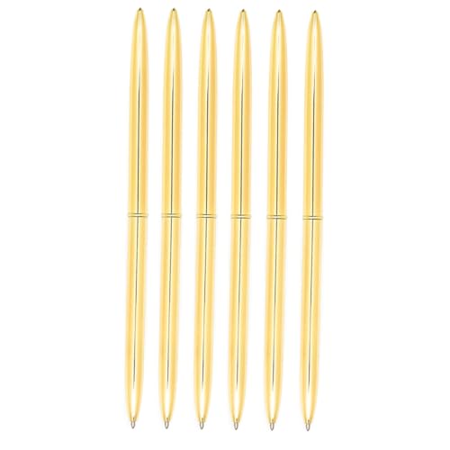 GARIOUANS 6 Stück Dual Head Rotation Metall Kugelschreiber Gold Farbe Leichtgewichtige Blaue Metall Kugelschreibstifte für Büro Schule und Alltag Eleganter Schreibkomfort GARIOUANS 6 Stück Dual Head Rotation Metall Kugelschreiber Gold Farbe Leichtgewichtige Blaue Metall Kugelschreibstifte für Büro Schule und Alltag Eleganter Schreibkomfort von GARIOUANS