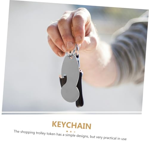 GARIOUANS 6 Stück Einkaufswagenchip Schlüsselanhänger aus Edelstahl Kompakt und Langlebig Abnehmbar als Münze für Einkaufswagen und Schlüsselring Stilvoller Trolley Token Keychain für GARIOUANS 6 Stück Einkaufswagenchip Schlüsselanhänger aus Edelstahl Kompakt und Langlebig Abnehmbar als Münze für Einkaufswagen und Schlüsselring Stilvoller Trolley Token Keychain für von GARIOUANS