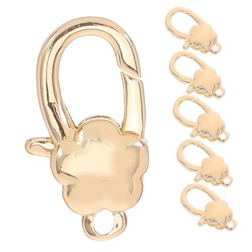 GARIOUANS 6 Stück Karabiner-Schmuck-Accessoires Kettenverschluss- Halskette Karabinerverschluss Hummerclips Schlüsselanhänger Karabinerverschlüsse Schmuck Verschluss Kupfer Golden GARIOUANS 6 Stück Karabiner-Schmuck-Accessoires Kettenverschluss- Halskette Karabinerverschluss Hummerclips Schlüsselanhänger Karabinerverschlüsse Schmuck Verschluss Kupfer Golden von GARIOUANS