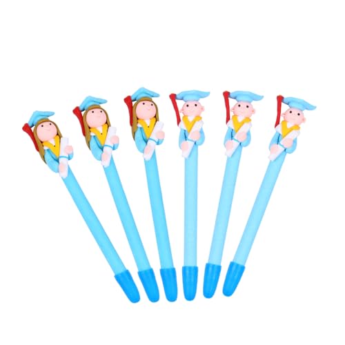 GARIOUANS 6 Stück Kreative Polymer Kugelschreiber für Doktoranden Lustige Stift Designs für Studenten für Langlebig und Hautfreundlich GARIOUANS 6 Stück Kreative Polymer Kugelschreiber für Doktoranden Lustige Stift Designs für Studenten für Langlebig und Hautfreundlich von GARIOUANS