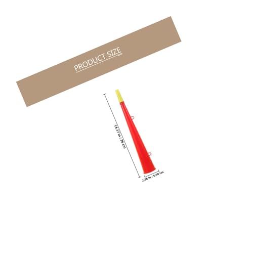 GARIOUANS 6 Stück Kunststoff Sportspiel Trompeten Laute Fan hörner für Stadion Fußballfans Party Zubehör Zufällige Farbe Zufällige Farbe GARIOUANS 6 Stück Kunststoff Sportspiel Trompeten Laute Fan hörner für Stadion Fußballfans Party Zubehör Zufällige Farbe Zufällige Farbe von GARIOUANS