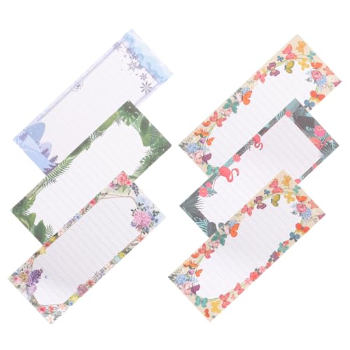 GARIOUANS 6 Stück Magnetische Notizblöcke mit Verschiedenen Designs Praktische Kühlschrank-notizblätter mit Magnetrückseite Dekorative Einkaufslisten für Küche Büro und Zuhause Handlich und GARIOUANS 6 Stück Magnetische Notizblöcke mit Verschiedenen Designs Praktische Kühlschrank-notizblätter mit Magnetrückseite Dekorative Einkaufslisten für Küche Büro und Zuhause Handlich und von GARIOUANS