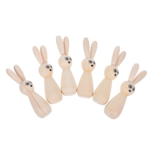 GARIOUANS 6 Stück Osterhasenpuppen Zum Basteln Osterbastelbedarf Osterbasteldekoration DIY Handbemalte Kaninchen Ostern DIY Bastelarbeiten Osterdeko Unvollendete Hasenstatuen GARIOUANS 6 Stück Osterhasenpuppen Zum Basteln Osterbastelbedarf Osterbasteldekoration DIY Handbemalte Kaninchen Ostern DIY Bastelarbeiten Osterdeko Unvollendete Hasenstatuen von GARIOUANS