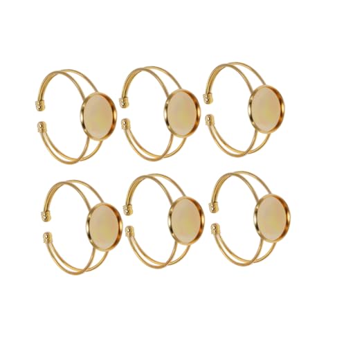 GARIOUANS 6 Stück Runde Kupfer Y Form Armschmuck Grundlagen Verstellbare DIY Armbänder für Schmuckherstellung Langlebige Metalllegierung Rostfrei GARIOUANS 6 Stück Runde Kupfer Y Form Armschmuck Grundlagen Verstellbare DIY Armbänder für Schmuckherstellung Langlebige Metalllegierung Rostfrei von GARIOUANS