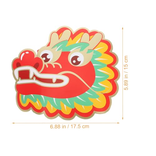 GARIOUANS 6 Stück Teiliges Chinesische Rote Umschläge Dragon Year Geldumschachteln Traditionell für Neujahr Hochzeit Festlichkeiten Glücksbringer Kreative Falttechnik von GARIOUANS