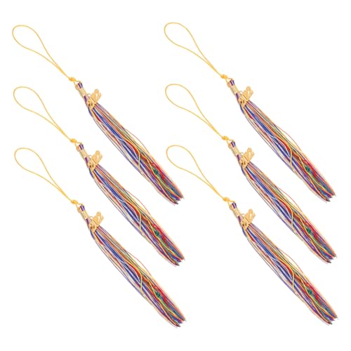 GARIOUANS 6 Stück Teiliges Doktorhut Abschluss Quasten aus Langlebigem Polyester Stilvolle Hutdekoration für Bachelor Master Abitur Kreative und Vielseitige Abschlussfeier Accessoires GARIOUANS 6 Stück Teiliges Doktorhut Abschluss Quasten aus Langlebigem Polyester Stilvolle Hutdekoration für Bachelor Master Abitur Kreative und Vielseitige Abschlussfeier Accessoires von GARIOUANS