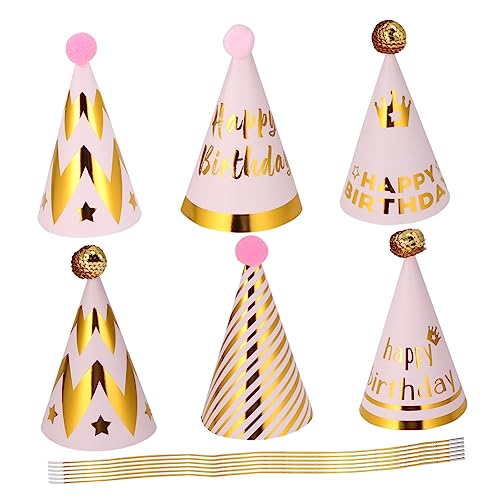 GARIOUANS 6 Stück Teiliges Kindergeburtstag Partyhüte Set mit Pailletten und Kugeln Bunte DIY Dreieckshüte mit Krone und Sternen Festliche Kopfbedeckungen für Mädchen und Jungen als GARIOUANS 6 Stück Teiliges Kindergeburtstag Partyhüte Set mit Pailletten und Kugeln Bunte DIY Dreieckshüte mit Krone und Sternen Festliche Kopfbedeckungen für Mädchen und Jungen als von GARIOUANS