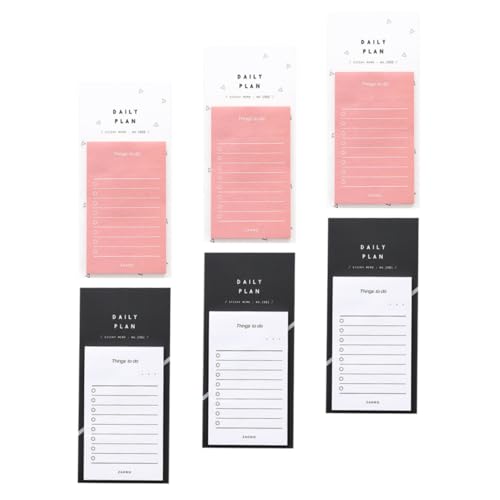 GARIOUANS 6 Stück Teiliges Management Notizblock Abreißbare Haftbare Memo pads mit Liniertem Papier Kompakte Schreibblöcke für Büro Schule und Zuhause Leichter Planer für Tages To do listen GARIOUANS 6 Stück Teiliges Management Notizblock Abreißbare Haftbare Memo pads mit Liniertem Papier Kompakte Schreibblöcke für Büro Schule und Zuhause Leichter Planer für Tages To do listen von GARIOUANS