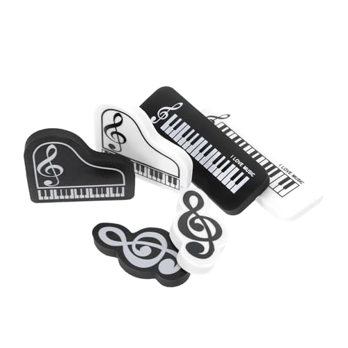 GARIOUANS 6 Stück Teiliges Musiknoten Radiergummis für Langlebig Einzeln Verpackt als Geschenk und Belohnung für Schüler Effektives Entfernen von Bleistiftnotizen Fördert Musikalisches GARIOUANS 6 Stück Teiliges Musiknoten Radiergummis für Langlebig Einzeln Verpackt als Geschenk und Belohnung für Schüler Effektives Entfernen von Bleistiftnotizen Fördert Musikalisches von GARIOUANS