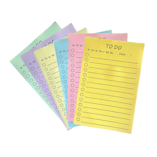 GARIOUANS 6 Stück Teiliges Selbstklebende Memo Pads Kleine Farbige Notizzettel mit Karomuster Stark Haftende Praktische Haftnotizen für Schule Büro und Zuhause Beidseitig Beschreibbar GARIOUANS 6 Stück Teiliges Selbstklebende Memo Pads Kleine Farbige Notizzettel mit Karomuster Stark Haftende Praktische Haftnotizen für Schule Büro und Zuhause Beidseitig Beschreibbar von GARIOUANS
