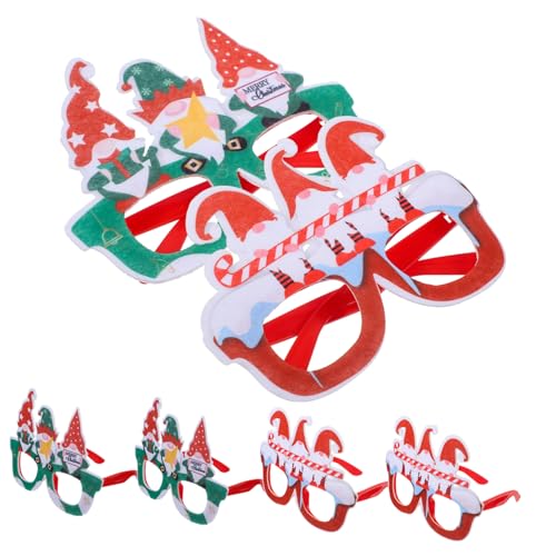 GARIOUANS 6 Stück Weihnachtsgläser Hässlich Foto-requisite Für Weihnachten Lustig Weihnachtsbrille Weihnachtsfeier Brille Drinnen Brillen Zu Weihnachten Cocktail Rahmen Party Plastik GARIOUANS 6 Stück Weihnachtsgläser Hässlich Foto-requisite Für Weihnachten Lustig Weihnachtsbrille Weihnachtsfeier Brille Drinnen Brillen Zu Weihnachten Cocktail Rahmen Party Plastik von GARIOUANS