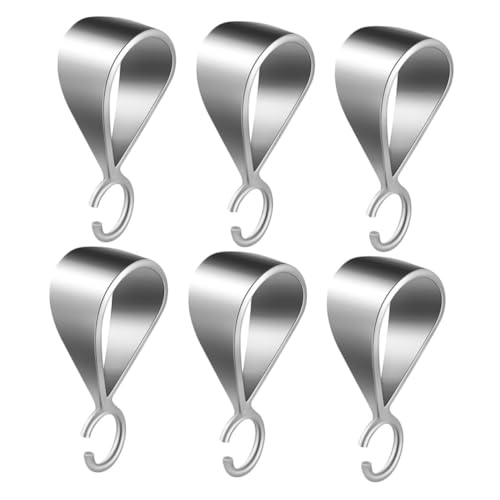GARIOUANS 6 Stücke Anhänger Verschluss Bail Connector Schmuck Machen Schnallen Charm Halskette Schmuck Verschluss Für DIY Handwerk von GARIOUANS