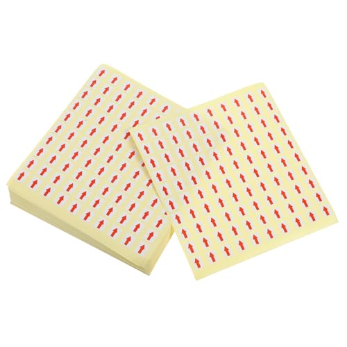 GARIOUANS 60 Blatt Rote Markierungen etiketten Selbstklebend Papier Aufkleber Marker Warnhinweis Klebeetiketten Beschriften für Büro Schule Reparatur Kennzeichnung GARIOUANS 60 Blatt Rote Markierungen etiketten Selbstklebend Papier Aufkleber Marker Warnhinweis Klebeetiketten Beschriften für Büro Schule Reparatur Kennzeichnung von GARIOUANS
