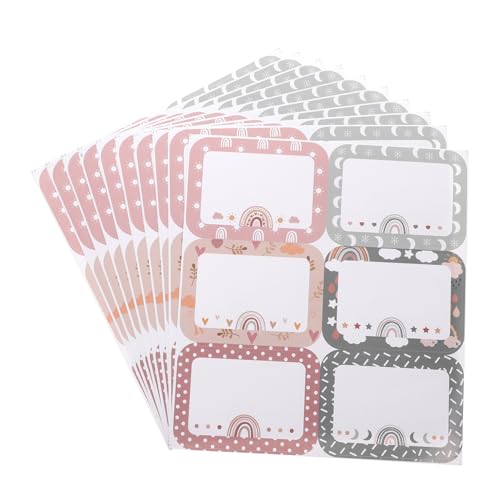 GARIOUANS 60 Stück Boho Namensetiketten Selbstklebend Bunte Rainbow Aufkleber Klassenzimmer Büro Bulletin Board Beschriftbare Aufkleber Für Schüler Und Bürobedarf GARIOUANS 60 Stück Boho Namensetiketten Selbstklebend Bunte Rainbow Aufkleber Klassenzimmer Büro Bulletin Board Beschriftbare Aufkleber Für Schüler Und Bürobedarf von GARIOUANS