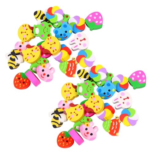 GARIOUANS 60 Stück Mini Cartoon Radiergummis Bunte Tragbare Radierer für Lustige Kreative Schulmaterialien als für Mädchen und Geburtstagsfeiern GARIOUANS 60 Stück Mini Cartoon Radiergummis Bunte Tragbare Radierer für Lustige Kreative Schulmaterialien als für Mädchen und Geburtstagsfeiern von GARIOUANS