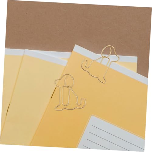 GARIOUANS 60 Stück Niedliche Hundepapierklammern in Sitzform Multifunktionale Lesezeichen und Büroklammern aus Metall Kreative Organisationshilfe für Büro Schule und Zuhause Geschenkidee GARIOUANS 60 Stück Niedliche Hundepapierklammern in Sitzform Multifunktionale Lesezeichen und Büroklammern aus Metall Kreative Organisationshilfe für Büro Schule und Zuhause Geschenkidee von GARIOUANS