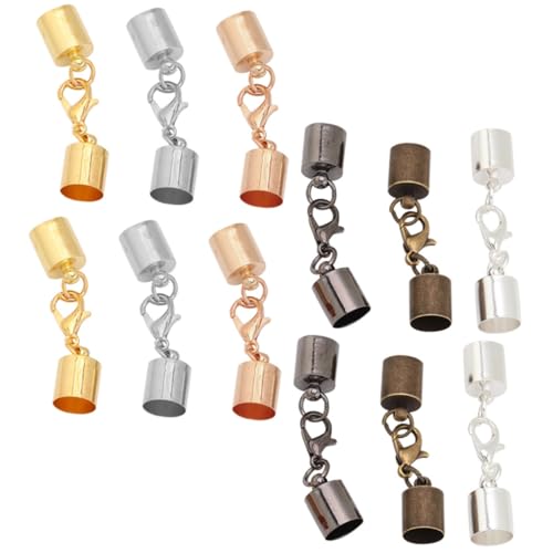 GARIOUANS 60 Stück Teiliges Metall lobster karabiner Langlebige Verschleißfeste DIY schmuckverbinder für Armbänder Schlüsselanhänger Halsketten Leichte Robuste Verschlüsse in Gold Grau GARIOUANS 60 Stück Teiliges Metall lobster karabiner Langlebige Verschleißfeste DIY schmuckverbinder für Armbänder Schlüsselanhänger Halsketten Leichte Robuste Verschlüsse in Gold Grau von GARIOUANS