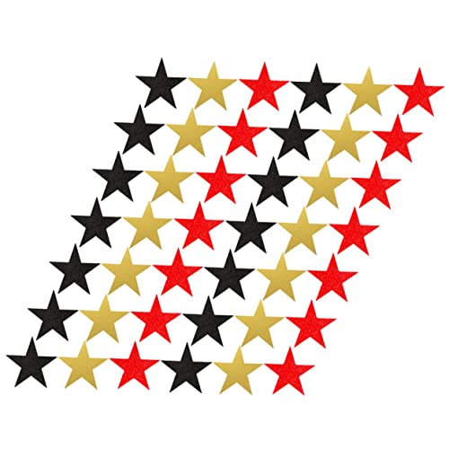 GARIOUANS 60 Stück Teiliges Papier Ausschnitte Bunte Kindergarten Dekoration Handgeschnittene Sterne Gold Schwarz und Rot Kreative Wand und Bulletinboard Deko für Scrapbooking und Diy GARIOUANS 60 Stück Teiliges Papier Ausschnitte Bunte Kindergarten Dekoration Handgeschnittene Sterne Gold Schwarz und Rot Kreative Wand und Bulletinboard Deko für Scrapbooking und Diy von GARIOUANS