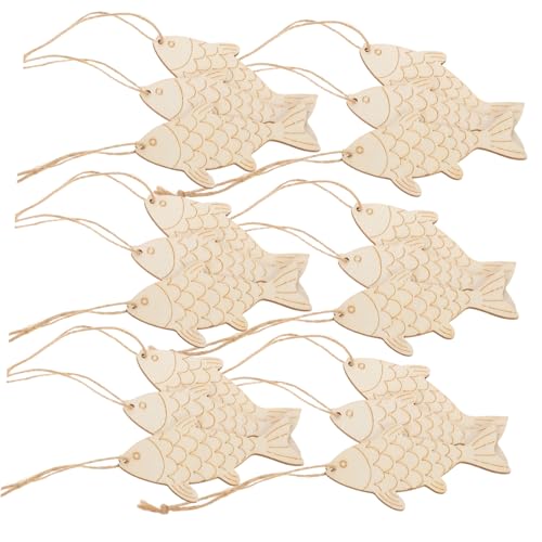 GARIOUANS 60 Stück Teiliges Unfertige Fisch Holzausschnitte zum Bemalen Natürliche Holzscheiben für Diy Deko Vielseitige Holzfische für Wohnkultur Rustikale Bastelprojekte Inklusive GARIOUANS 60 Stück Teiliges Unfertige Fisch Holzausschnitte zum Bemalen Natürliche Holzscheiben für Diy Deko Vielseitige Holzfische für Wohnkultur Rustikale Bastelprojekte Inklusive von GARIOUANS