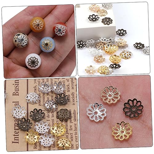 GARIOUANS 600 Stück Herzförmige Blumen Perlenkappen Aus Schmuckperlen Spacer Bead Caps Für Armband Halskette Bastelperlen Lose Endkappen Für DIY Schmuckherstellung GARIOUANS 600 Stück Herzförmige Blumen Perlenkappen Aus Schmuckperlen Spacer Bead Caps Für Armband Halskette Bastelperlen Lose Endkappen Für DIY Schmuckherstellung von GARIOUANS