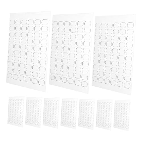 GARIOUANS 600 Stück Transparentes Doppelseitiges Klebeband Tab -kleberaufkleber Doppelstab -registerkarten Kleberkleber Doppelseitige Selbstklebende Registerkarten Acryl Mit Hoher Viskose von GARIOUANS