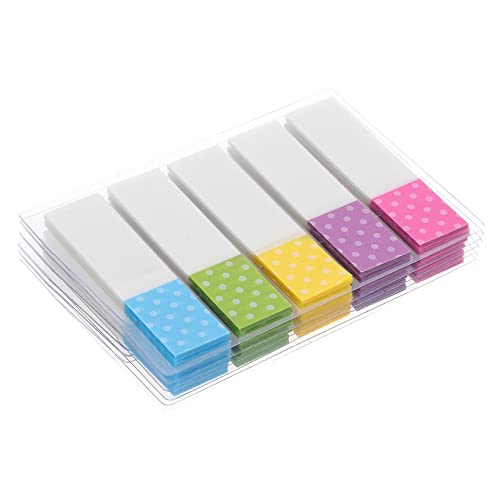 GARIOUANS 6er Packungen Transparente Pet Index Haftnotizen Bunte Seitenmarker für Schule Büro Zuhause Leicht Beschreibbar für Studenten und Lehrer von GARIOUANS