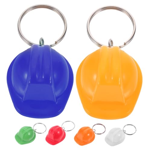 GARIOUANS 6pcs Mini Safety Hat Schlüsselbund Für Männer Für Party -konstruktionsparty Bevorzugt Schlüsselringe Und Rucksack -taschen -schlüsselringzubehör. von GARIOUANS