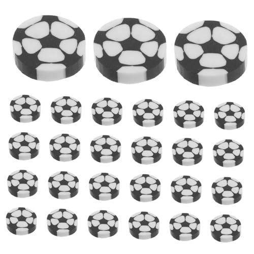 GARIOUANS 70 Stück Teiliges Fußball Radiergummis Soft Radiergummi Cartoon Design Mini Radierer für Jungen Mädchen Lernspaß Mitgebsel Geschenk Partyzubehör von GARIOUANS