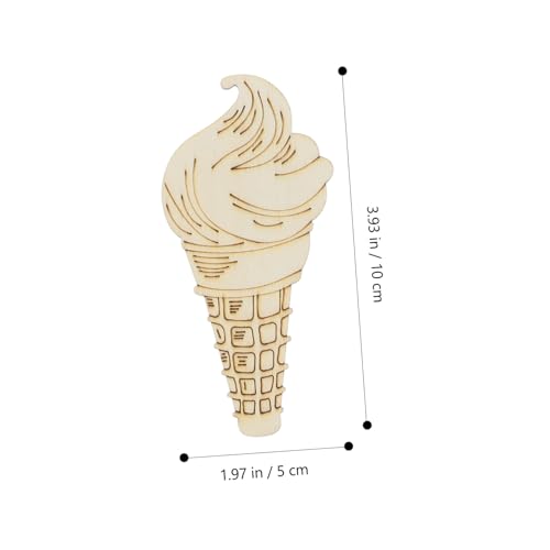 GARIOUANS 70 Stück Teiliges Holzscheiben Eiscreme Form DIY Holzstücke zum Bemalen für Glatte Oberfläche Robustes Material Sichere Bastel deko für Schule und Zuhause GARIOUANS 70 Stück Teiliges Holzscheiben Eiscreme Form DIY Holzstücke zum Bemalen für Glatte Oberfläche Robustes Material Sichere Bastel deko für Schule und Zuhause von GARIOUANS