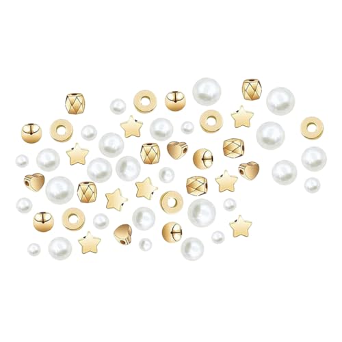 GARIOUANS 720 Stück Teiliges Perlen Stern design Lose Ccb Imitationsperlen Langlebig und Vielseitig für DIY Schmuckherstellung Handwerksprojekte und Armbänder von GARIOUANS