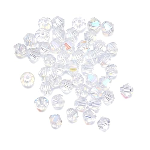 GARIOUANS 720 Stück Transparente Kristallperlen Doppelkegel Facettierte Schmuckperlen für DIY Schmuckherstellung Armband Halskette Bastelzubehör GARIOUANS 720 Stück Transparente Kristallperlen Doppelkegel Facettierte Schmuckperlen für DIY Schmuckherstellung Armband Halskette Bastelzubehör von GARIOUANS