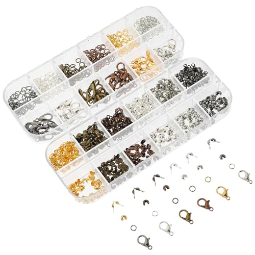 GARIOUANS 782 Stück Lobster Clips Schmuckzubehör Teiliges Farben DIY Armband und Halskettenverschluss Langlebige Materialien für Schmuckherstellung und Reparatur von GARIOUANS