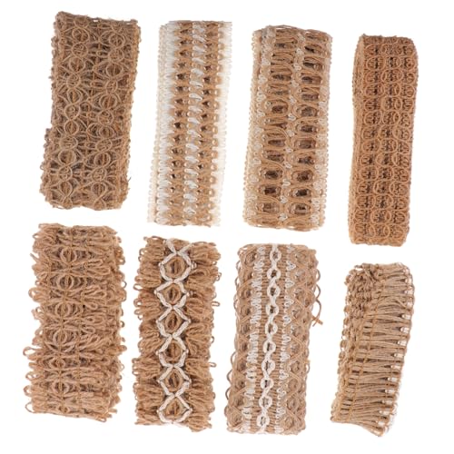 GARIOUANS 8 Rollen Juteband DIY Bastelband Langlebig Formbar Robust für Party Dekoration Geschenk Verpackung Haaraccessoires und Handarbeiten GARIOUANS 8 Rollen Juteband DIY Bastelband Langlebig Formbar Robust für Party Dekoration Geschenk Verpackung Haaraccessoires und Handarbeiten von GARIOUANS