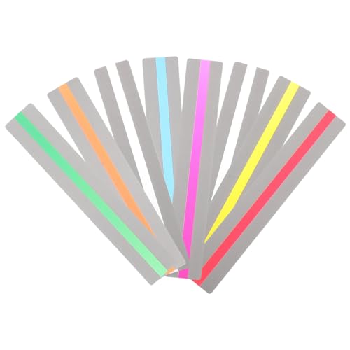 GARIOUANS 8 Stück Teiliges Farbige Lesestreifen Lesehilfen Leselineale für Schüler und Erwachsene Leseförderung bei Legasthenie Visuelle Leseführung Vielseitig Einsetzbar Geschenkidee GARIOUANS 8 Stück Teiliges Farbige Lesestreifen Lesehilfen Leselineale für Schüler und Erwachsene Leseförderung bei Legasthenie Visuelle Leseführung Vielseitig Einsetzbar Geschenkidee von GARIOUANS