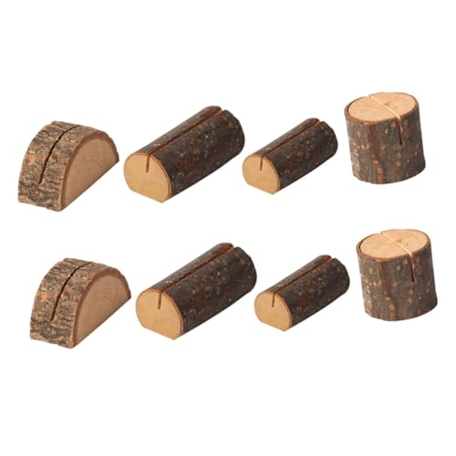 GARIOUANS 8 Stück Teiliges Holz Kartenhalter Rustikaler Postkarten und Fotoclips Multifunktional Platzsparend für Notizen Memo Tischdekoration GARIOUANS 8 Stück Teiliges Holz Kartenhalter Rustikaler Postkarten und Fotoclips Multifunktional Platzsparend für Notizen Memo Tischdekoration von GARIOUANS
