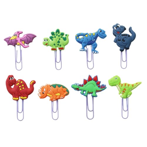 GARIOUANS 8 Stück Teiliges Niedliche Dinosaurier Büroklammern Zarte Bunte Dokumentenclips Leichte Memo und Notizhalter für Büro Schule und Zuhause Praktische und Dekorative Zufällige Farbe GARIOUANS 8 Stück Teiliges Niedliche Dinosaurier Büroklammern Zarte Bunte Dokumentenclips Leichte Memo und Notizhalter für Büro Schule und Zuhause Praktische und Dekorative Zufällige Farbe von GARIOUANS