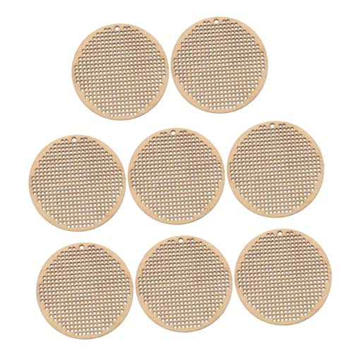 GARIOUANS 8 Stück Teiliges Runde Handgefertigte Holzanhänger Natürliche Struktur Blanko Kreuzstich Chips für DIY Lesezeichen Schmuck Anhänger und Kreative Bastelprojekte GARIOUANS 8 Stück Teiliges Runde Handgefertigte Holzanhänger Natürliche Struktur Blanko Kreuzstich Chips für DIY Lesezeichen Schmuck Anhänger und Kreative Bastelprojekte von GARIOUANS