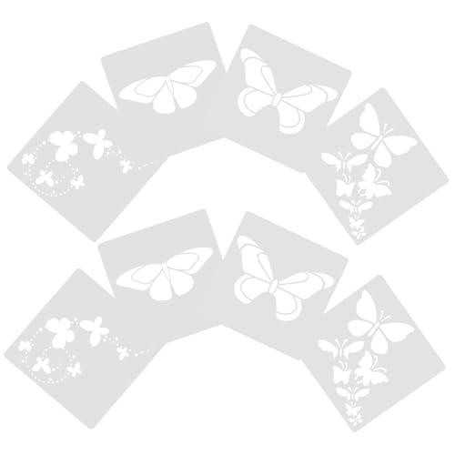 GARIOUANS 8 Stück Teiliges Schmetterlings Malvorlagen aus Langlebigem Wiederverwendbare Hohl Ausgeschnittene DIY Schablonen für Wanddekoration Basteln Scrapbooking und Textilmalerei GARIOUANS 8 Stück Teiliges Schmetterlings Malvorlagen aus Langlebigem Wiederverwendbare Hohl Ausgeschnittene DIY Schablonen für Wanddekoration Basteln Scrapbooking und Textilmalerei von GARIOUANS