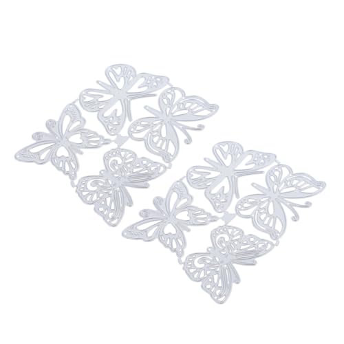 GARIOUANS 8 Stück Teiliges Schmetterlings Stanzformen aus Metall Präzise Handcraft Tool für Scrapbook Album Karten und DIY Dekoration Silberne Cutting Dies für Kreative Bastelprojekte GARIOUANS 8 Stück Teiliges Schmetterlings Stanzformen aus Metall Präzise Handcraft Tool für Scrapbook Album Karten und DIY Dekoration Silberne Cutting Dies für Kreative Bastelprojekte von GARIOUANS