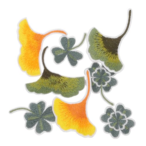 GARIOUANS 8 Stück Teiliges Set Selbstklebende Bestickte Ginkgo Patches mit Farbverlauf Dekorative Aufnäher für Kleidung Schuhe Taschen Praktische Reparatur Langlebiges Einfaches Anbringen GARIOUANS 8 Stück Teiliges Set Selbstklebende Bestickte Ginkgo Patches mit Farbverlauf Dekorative Aufnäher für Kleidung Schuhe Taschen Praktische Reparatur Langlebiges Einfaches Anbringen von GARIOUANS